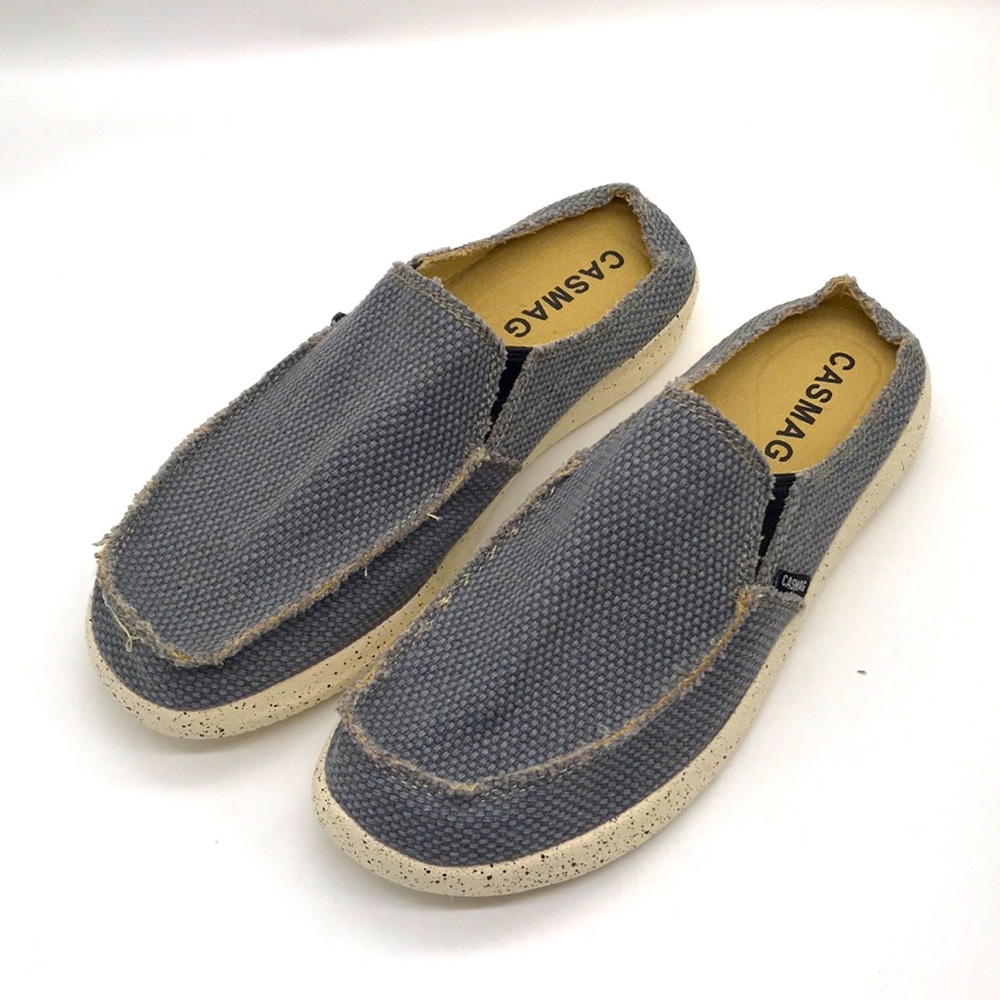 CASMAG Casual Slip-on Canvas Shoes/Loafers for Men Size 8.5